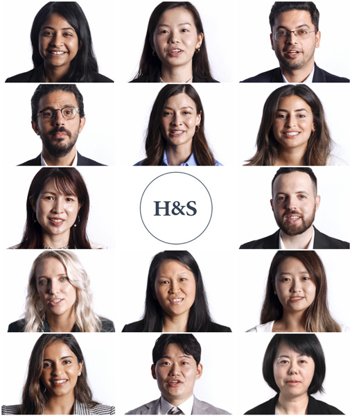 Collage of Heidrick & Struggles Asian consultants