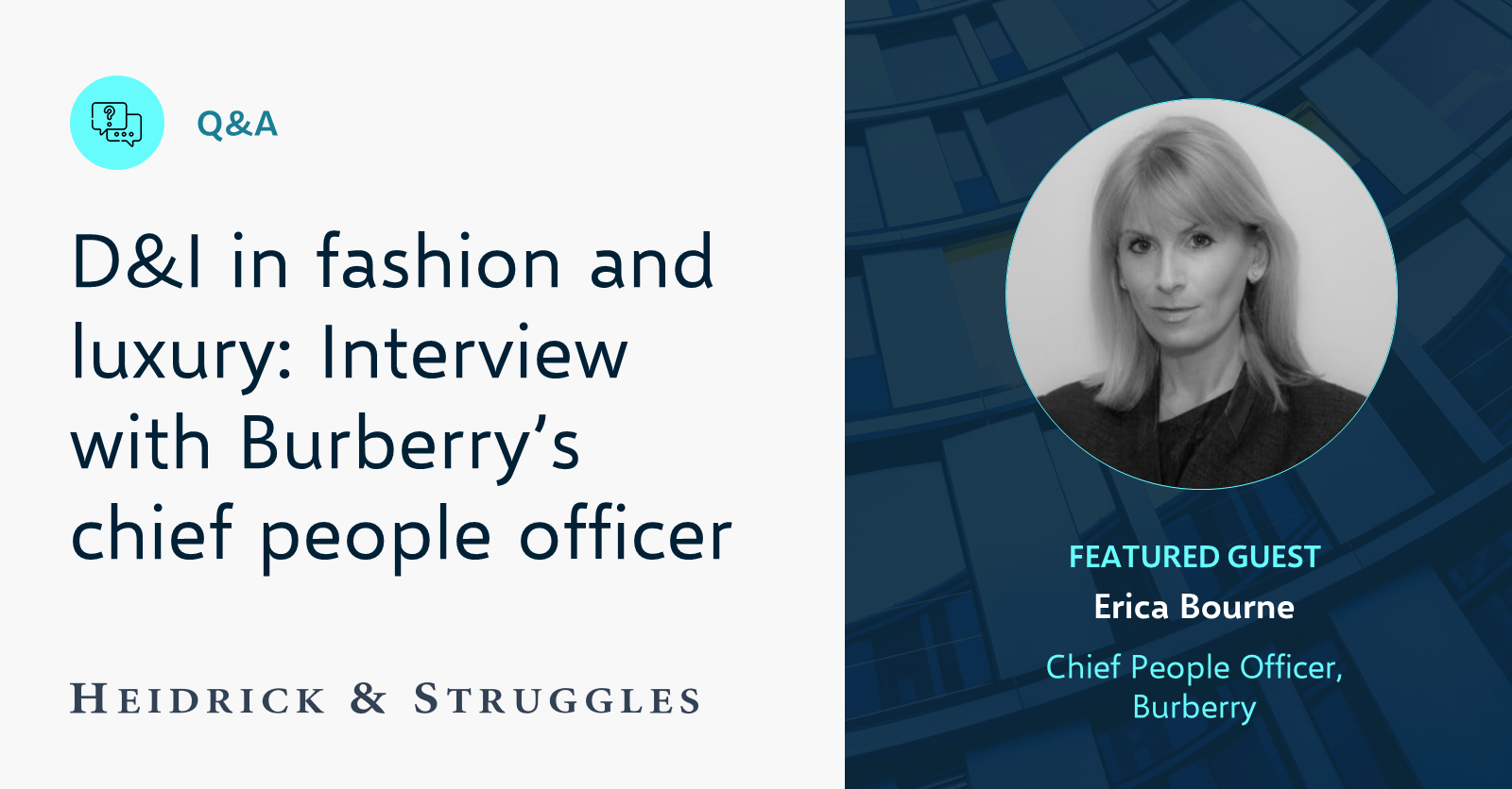 D I in fashion and luxury Interview with Erica Bourne chief