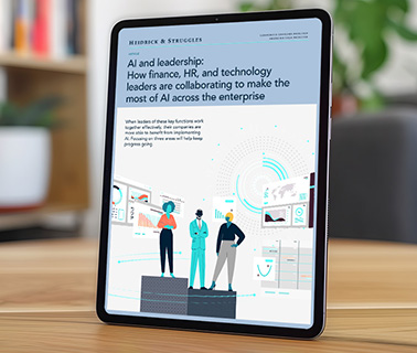 AI and leadership: How finance, HR, and technology leaders are collaborating to make the most of AI across the enterprise