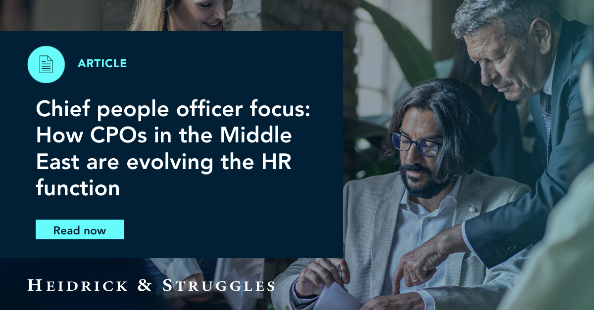 How Chief People Officers Are Evolving in the Middle East | Heidrick ...
