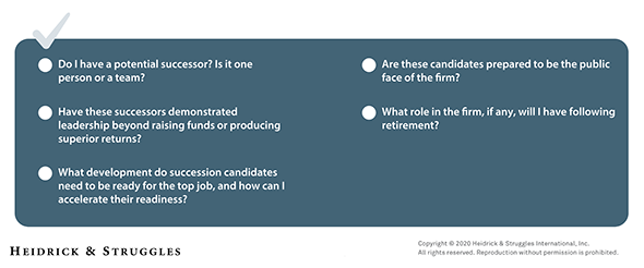 Succession planning comes to founder-led investment firms