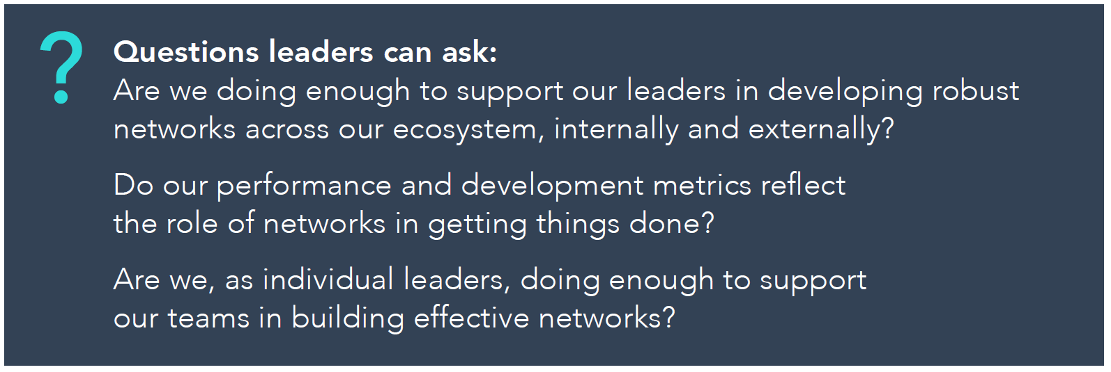 The leadership kaleidoscope Chart 3 image